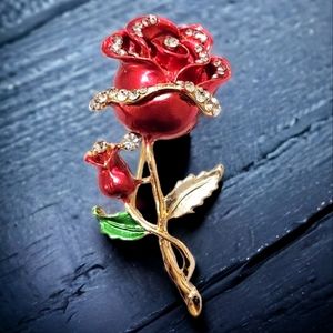 Rose Brooch | New without tag